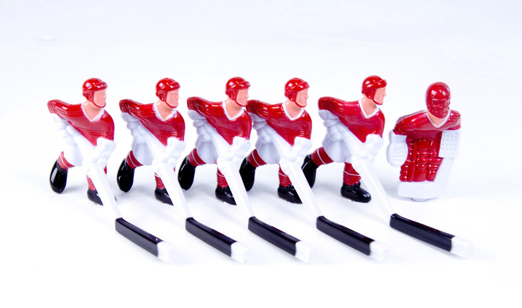 Full Team with Plastic Rod attachment, Red and White