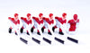 Full Team with Plastic Rod attachment, Red and White