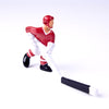 Rod Hockey Player with Plastic Rod attachment, Red and White