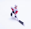 Rod Hockey Player (55mm long stick) with Steel Rod attachment, White, Red and Blue